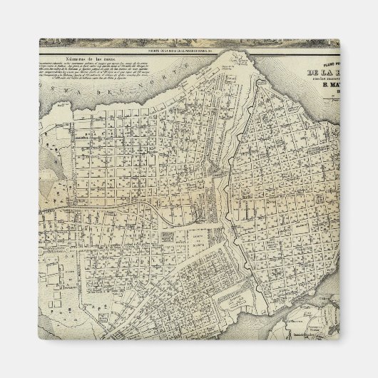 キューバ，ハバナ マグネット (正面)