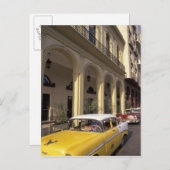 キューバ、ハバナ。1950カラフル年代のシボイ ポストカード (正面/裏面)