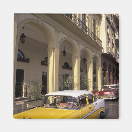 キューバ、ハバナ。1950カラフル年代のシボイ マグネット (正面)