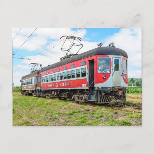 キューバ,ハーシー列車 ポストカード (正面)