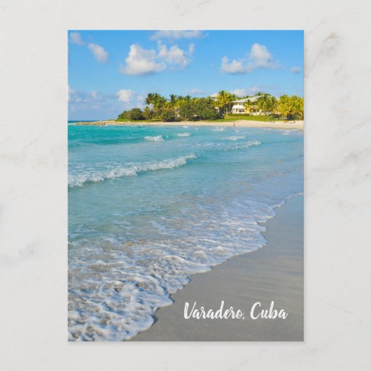 キューバ,バルデロのビーチ ポストカード (正面)