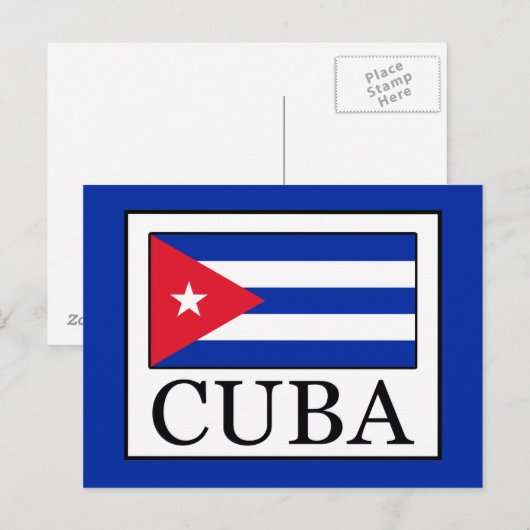 キューバ ポストカード (正面/裏面)