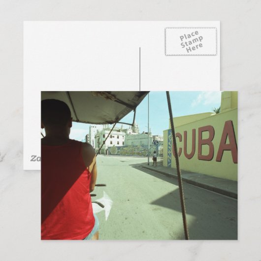 キューバ ポストカード (正面/裏面)