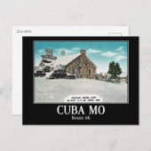 キューバ、ミズーリ、3月66日、ヴィンテージ ポストカード (正面/裏面)