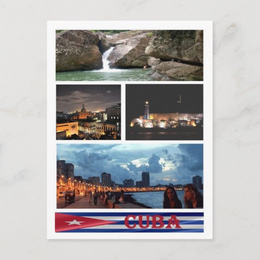 キューバ – モザイク –  ポストカード (正面)
