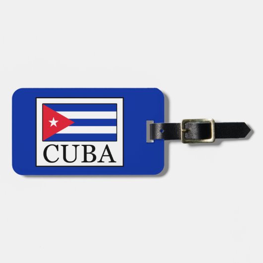 キューバ ラゲッジタグ (正面横)