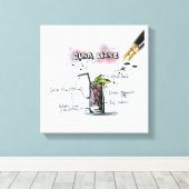 キューバ・リブレ キャンバスプリント (インサイチュ (ウッドフロア))