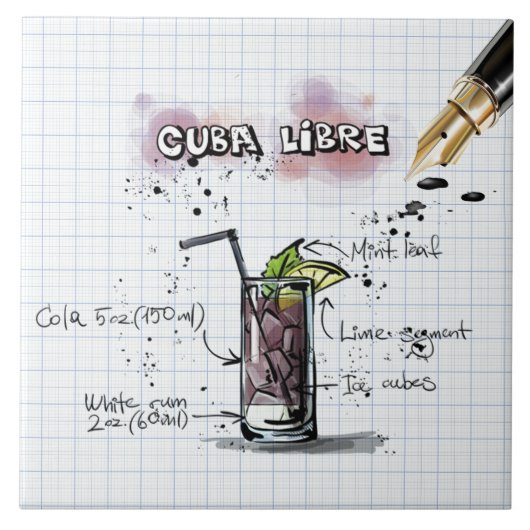 キューバ・リブレ タイル (正面)