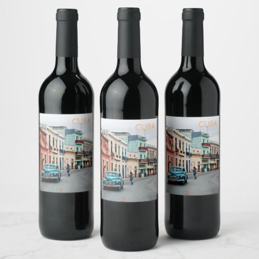 キューバ ワインラベル (ボトル)