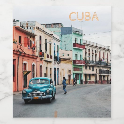 キューバ ワインラベル (シングルラベル)