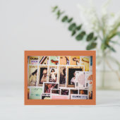 キューバ、ヴィンテージ切手、はがき ポストカード (スタンド正面)