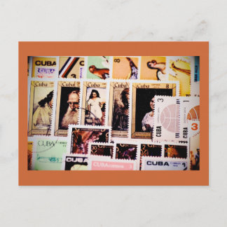 キューバ、ヴィンテージ切手、はがき ポストカード
