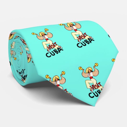 キューバ・ヴィンテージ旅行を訪れる ネクタイ (ロール)