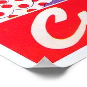 キューバ・ヴィンテージ旅行ポスターへようこそ ポスター (角)