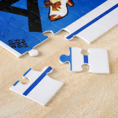 キューバ・ヴィンテージ旅行ポスター ジグソーパズル (側面)