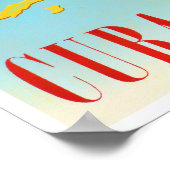 キューバ・ヴィンテージ旅行ポスター ポスター (角)