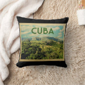 キューバ・ヴィンテージ旅行 クッション (ブランケット)