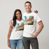 キューバ ヴィンテージ トラベル ポスター Tシャツ (ユニセックス)