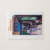 キューバ-古顔とのEl Capitoloのハバナ ジグソーパズル (横)