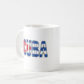 キューバ、大好き コーヒーマグカップ (正面左)