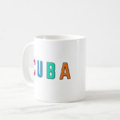 キューバ、大好き コーヒーマグカップ (正面左)