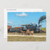 キューバ。砂糖プランテーションのトラフィック。 ポストカード (正面/裏面)