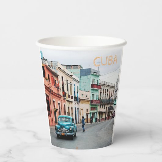 キューバ 紙コップ (裏面)