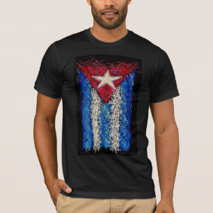 キューバArteの旗のTシャツ Tシャツ