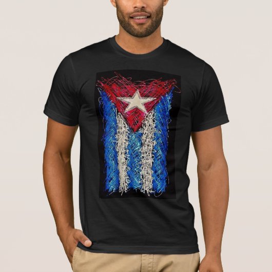 キューバArteの旗のTシャツ Tシャツ (正面)