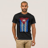 キューバArteの旗のTシャツ Tシャツ (正面フル)