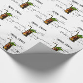 キューバLibreのカクテル ラッピングペーパー (角)