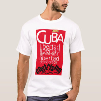 キューバLibreの民主主義のワイシャツ Tシャツ