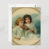 キュービアル – トゥーリトルミュージカルエンジェル ポストカード (正面/裏面)