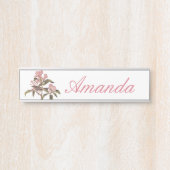 キュービエのキングレット・アウドゥボンの珍しいバードアート サインプレート (正面)