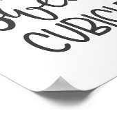 キュービクルのスイートキュービクル – オフィスの壁の装飾 ポスター (角)