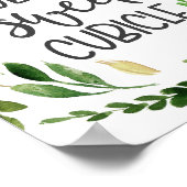 キュービクルのスイートキュービクル、オフィスの装飾 ポスター (角)