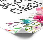 キュービクルのスイートキュービクル、オフィスの装飾 ポスター (角)