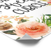 キュービクルのスイートキュービクル、オフィスの装飾 ポスター (角)