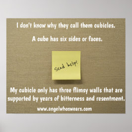 キュービクルのポスター ポスター