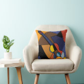 キュービストのギター絵を描シュルレアリズム。 クッション (椅子)