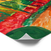 キュービストの風景 | フリッツ・シェフラー ポスター (角)