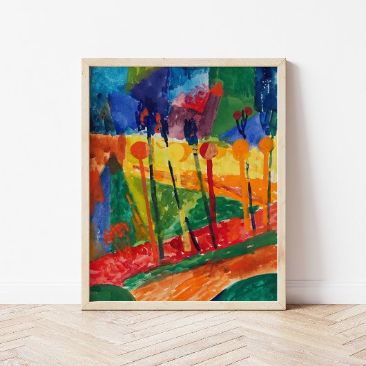 キュービストの風景 | フリッツ・シェフラー ポスター