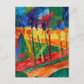 キュービストの風景 | フリッツ・シェフラー ポストカード (正面)