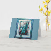 キュービストアールデコベリーダンサー カード (黄色い花)