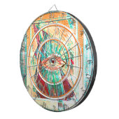 キュービストアールデコベリーダンサー ダーツボード (正面右)