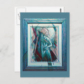 キュービストアールデコベリーダンサー ポストカード (正面/裏面)