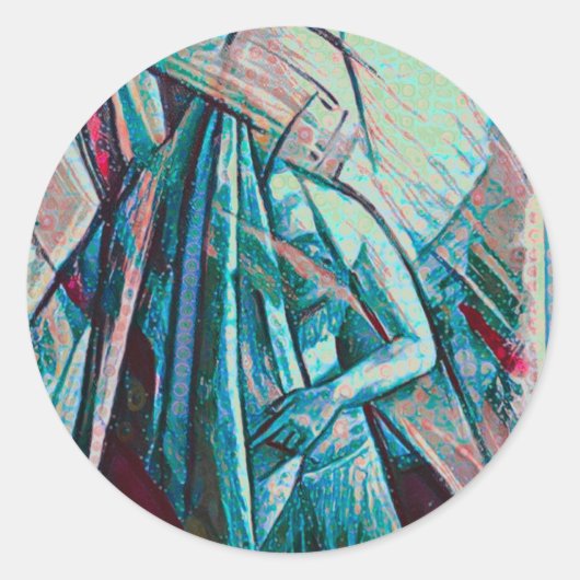 キュービストアールデコベリーダンサー ラウンドシール (正面)