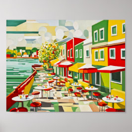 キュービストカフェバイザウォーターフロント ポスター