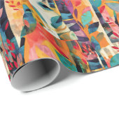 キュービストキャットカーニバル ラッピングペーパー (ロールコーナー)