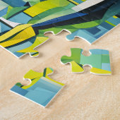 キュービストグリーンシティとブリッジ ジグソーパズル (側面)